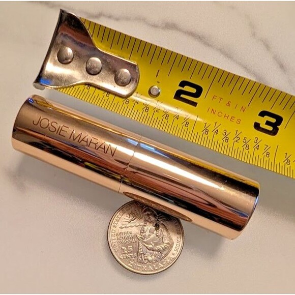 Discontinued JOSIE MARAN Argan Love Your Lips Hydrating Lipstick SPIRITED RED - Picture 6 of 6